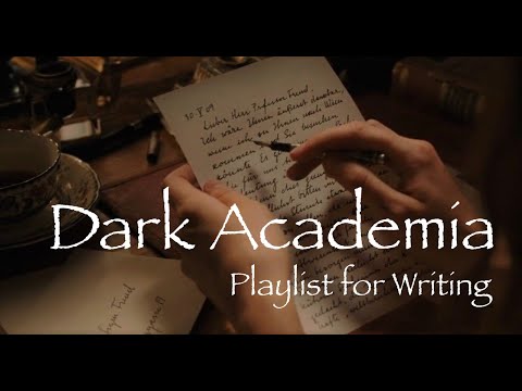 Dark Academia Playlist for Writing in harmony with the falling rain