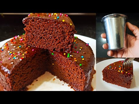Suji chocolate cake recipe without oven/rava cake recipe in tamil hindi/easy cake recipe at home