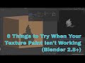 Blender Texture Paint Not Showing In Render Cycles