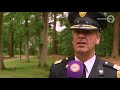 Landelijke brandweer herdenking in Schaarsbergen