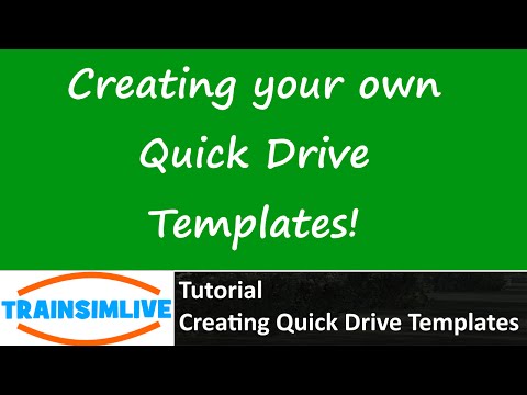Train Simulator 2015 Tutorial - How to Make your own Quick Drive Scenario Templates