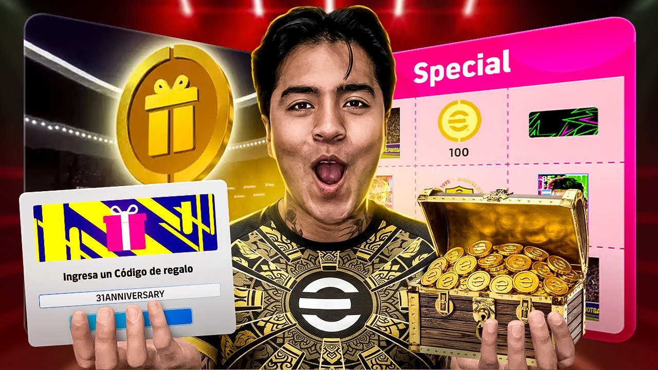 ENTRA YA!🎁NUEVO CODIGO de Regalo eFootball!🎁Prepara TU CUENTA!🎁Tu Recompensa por 31 Aniversario!✅