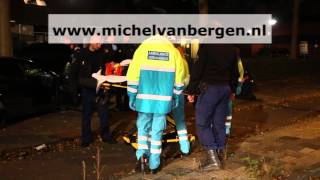 preview picture of video 'Auto-inbreker en politiewagen crashen na achtervolging in Schalkwijk (Haarlem)'