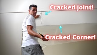 How to Repair Settlement Cracks in Drywall