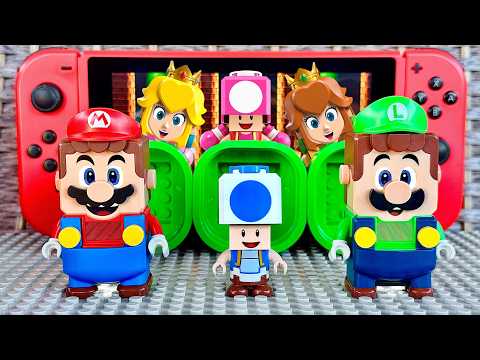 Mario, Toad & Luigi try to save Peach, Toadette & Daisy! #legomario