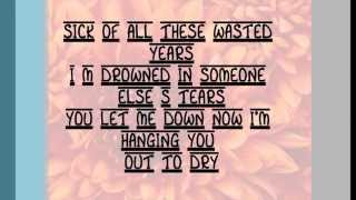 Maroon 5 - Wasted Years (Lyrics)