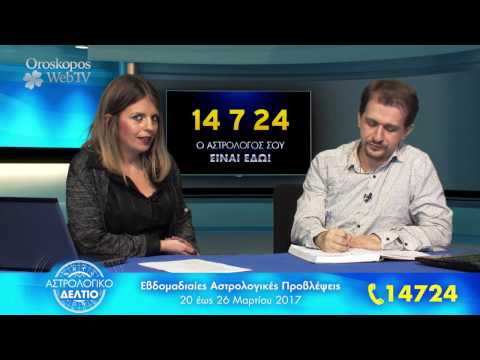 Αστρολογικό Δελτίο: Εβδομαδιαίες Προβλέψεις Ζωδίων 20-26 Μαρτίου 2017