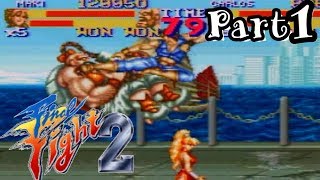 【ファイナルファイト2実況】必殺カルロスキック‼‼part1【SFC】