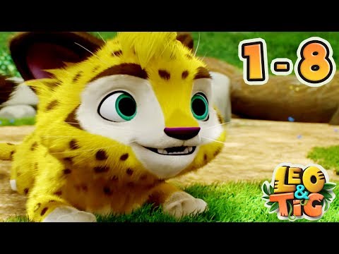 Leo and Tig - All 8 episodes collection - New animated movie 2018 - Kedoo ToonsTV