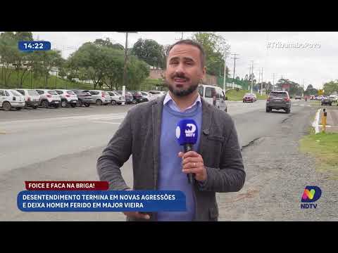 Briga com faca e foice deixa homem ferido em Major Vieira