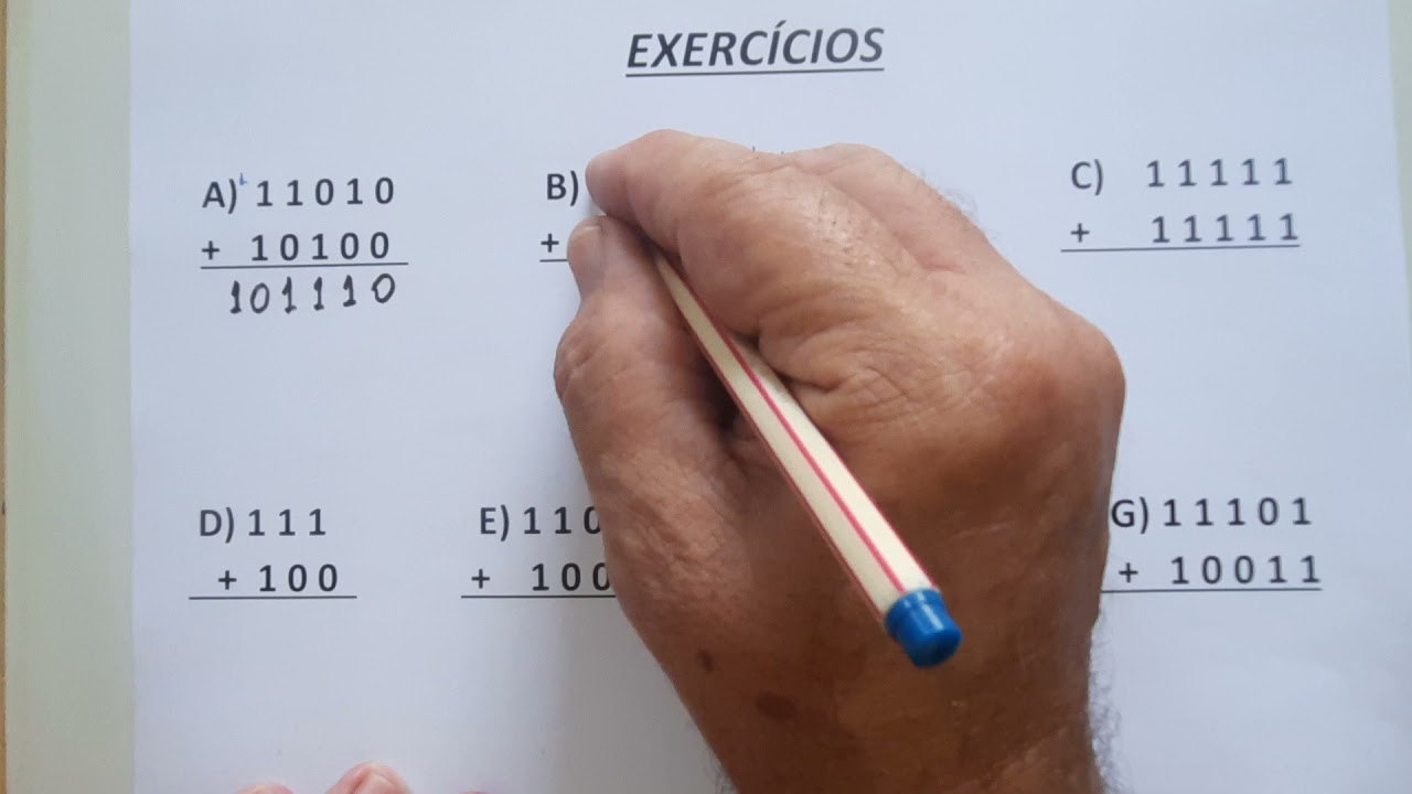 MATEMÁTICA  COMPUTACIONAL - SOMA BINÁRIA