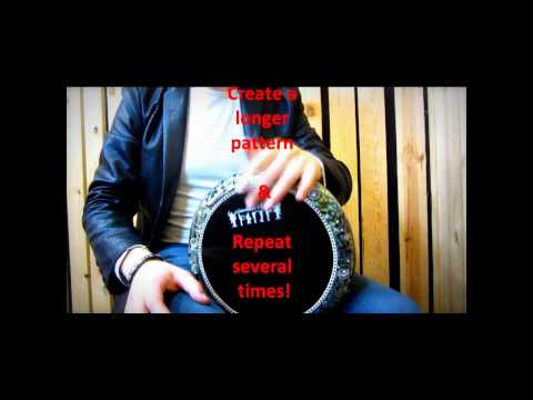 Darbuka - 3 Finger Technique - Exercise #1 Beginners
