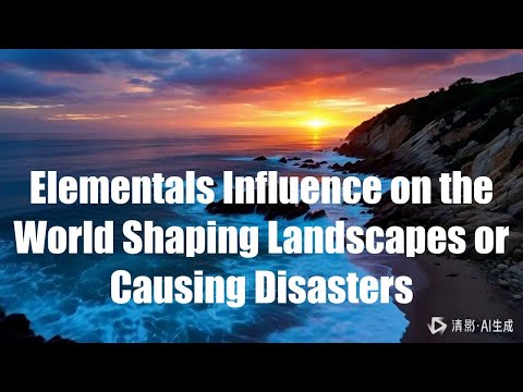 Elementals Influence on the World Shaping Landscapes or Causing Disasters