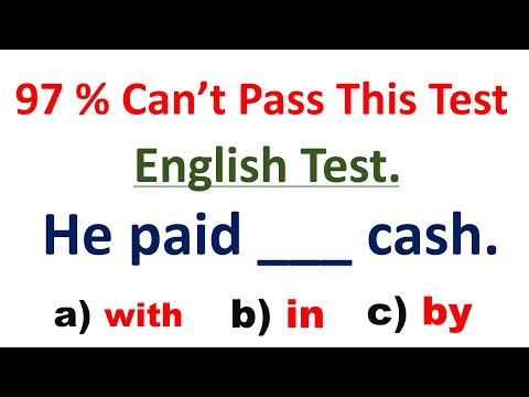 Mixed English Grammar Test 🌟if you score over 95% On This Quiz, your English is Fantastic