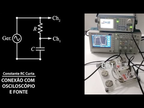 IFGW/Unicamp: Circuito RC - Constante de Tempo Curta