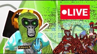🔴Last Gorilla Tag LIVE with VIEWERS before School🔴 (road to 8500)