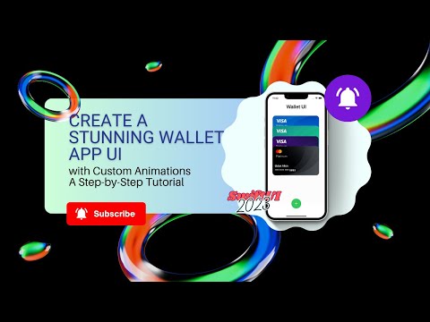 How to Create a Stunning Wallet App UI with Custom Animations Using SwiftUI |A Step-by-Step Tutorial