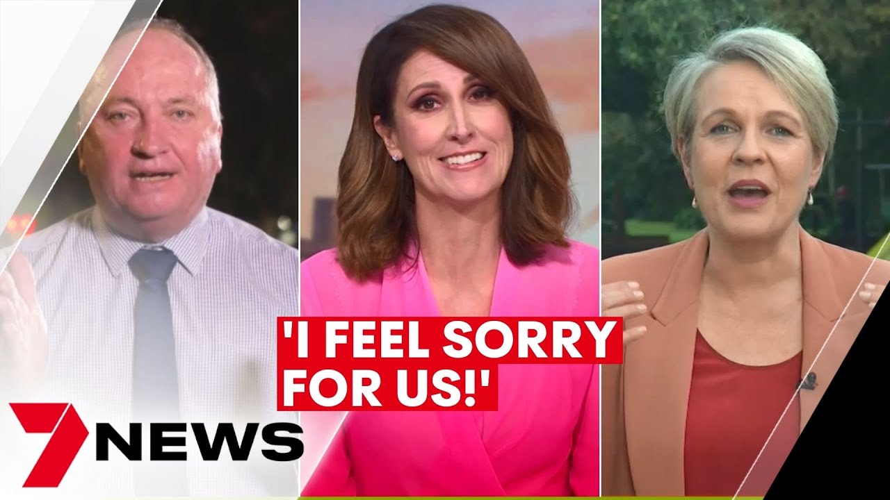 Natalie Barr slams Barnaby Joyce and Tanya Plibersek over TV debate | 7NEWS