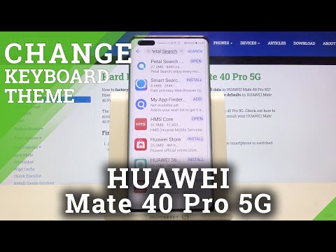 How to Download LED Keyboard in Huawei Mate 40 Pro 5G - LED Keyboard Theme