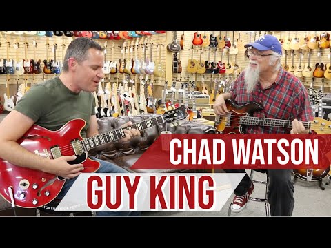 Thumbnail for Guy King & Chad Watson playing a Gibson ES-345 Reissue & 1961 Fender P-Bass at Norman's Rare Guitars by Jam session, P.O.D.