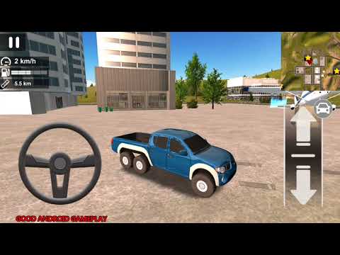 6x6 Offroad Truck Driving Simulator - Pickup Truck DRIVING Android GamePlay FHD