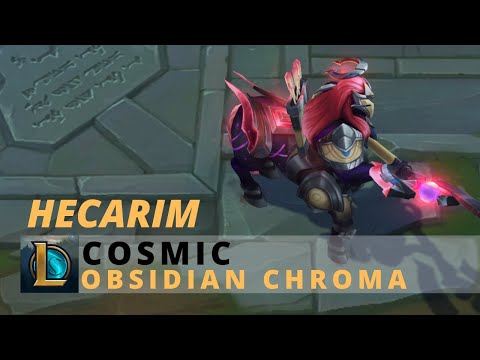 Cosmic Hecarim Obsidian Chroma - League Of Legends