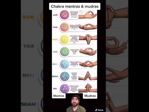 Chakra mudras and mantras #shorts