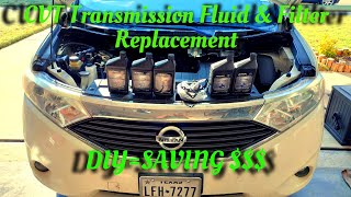 CVT Transmission Service/Fluid & Filter Replacement 2015 NISSAN QUEST