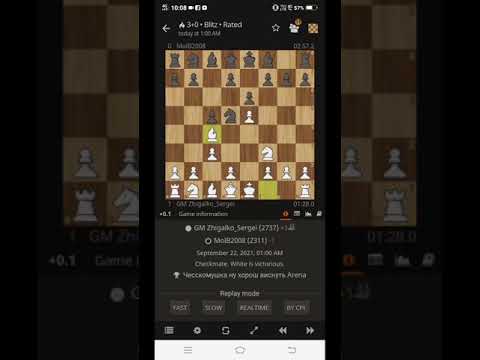 GM Zhigalko Sergei vs MolB2008 (Lichess 3-mins blitz)
