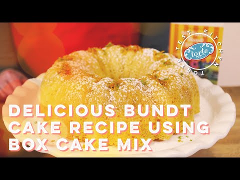 Delicious Bundt Cake Recipe Using a Box Cake Mix 🥮...