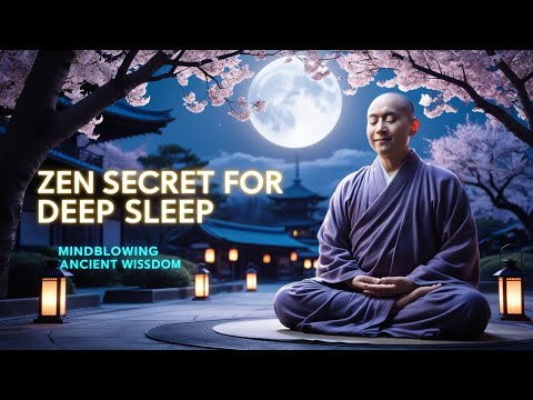 The Ancient Zen Secret to Deep Sleep | Mind-Blowing Wisdom for Restful Nights