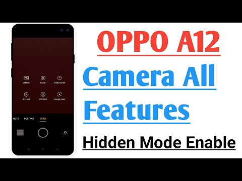 OPPO A12 Camera All Features Hidden Mode Enable | HDR, DSLR, Pano, Export, Slow Mo Etc,