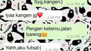 Download lagu Chattingan whatsapp romantis bikin baper!!Yg jomblo sabar ya:v mp3