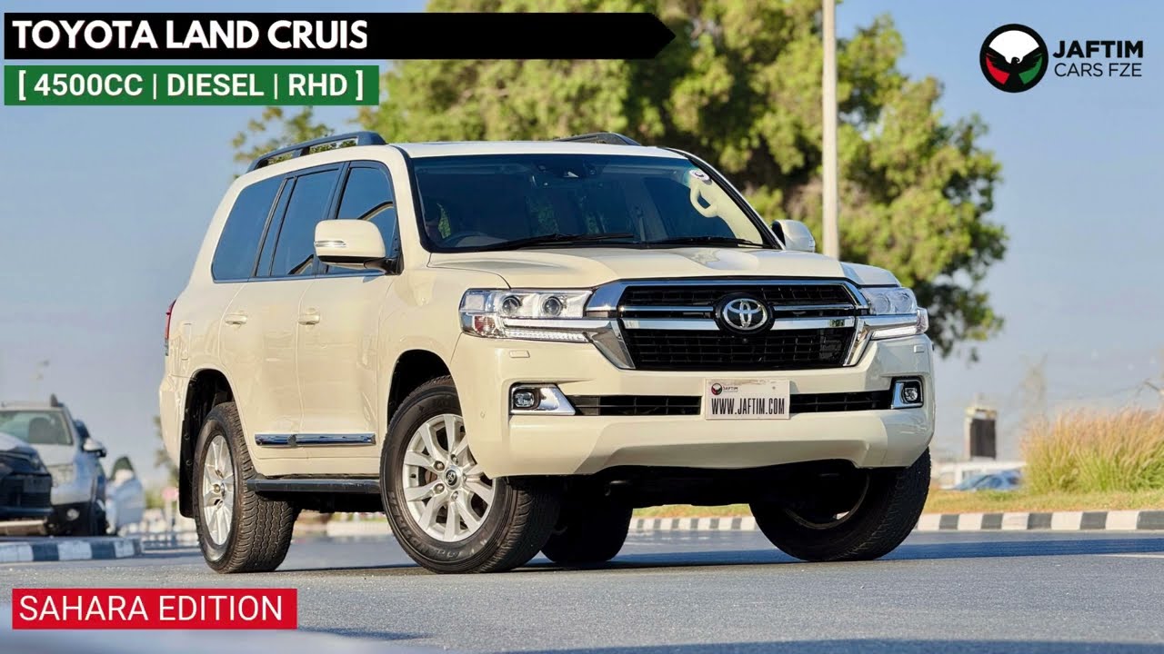 تويوتا لاند كروزر SAHARA | PREMIUM BEIGE INTERIOR | RHD | 4.5L DIESEL ENGINE | 360 VIEW CAMERA | (AT) | SUNROOF video