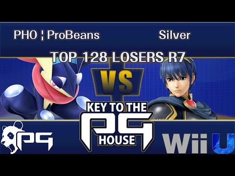 Key to the PG House TOP 128 LOSERS R7 - PHO | ProBeans (Greninja, Ike) vs Silver (Marth)