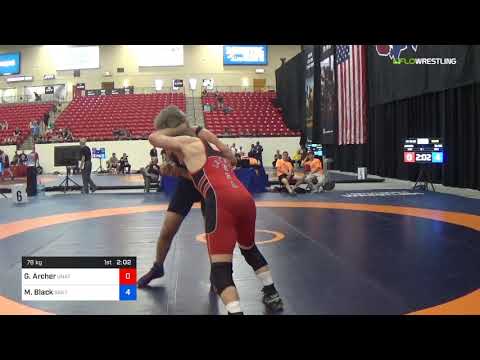2018 Marine Corps US Open/Masters E Freestyle 78 Semis - Greg Archer (Unat) Vs. Mark Black (Sant).