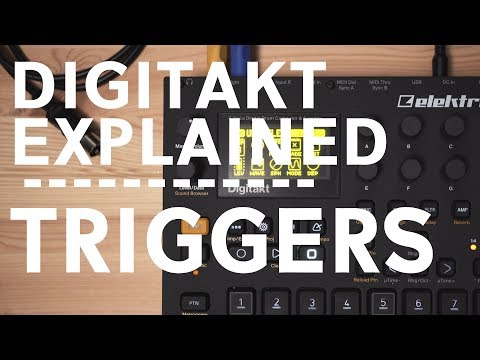 Digitakt TRIG page explained // covering trigger conditions too.