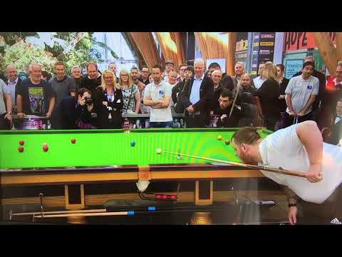 BBC 2018 World Snooker Championship, with a Cannonaid Demonstration by Steve Davis