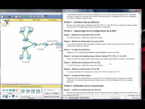 11.3.1.4 Packet Tracer - Verifying and Troubleshooting NAT Configurations