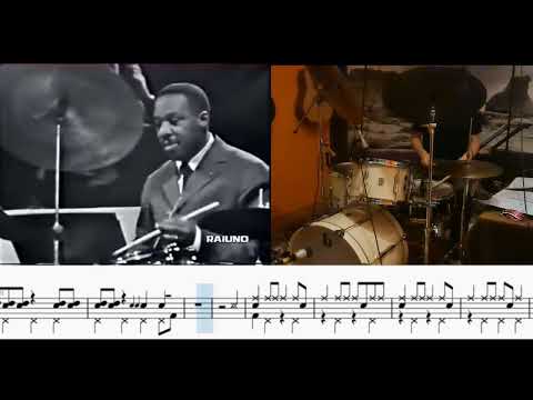 Kenny Clarke 'Bebop' Drum Cover + Transcription