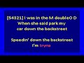 Steve Lacy RYD Karaoke