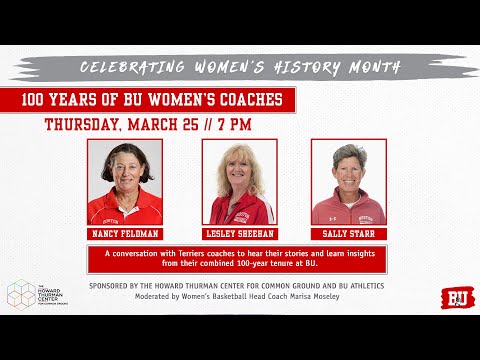 The HTC Presents: 100 Years of BU Women's Coaches