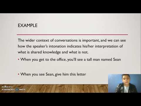 Discourse and Intonation Phonetics- Unica
