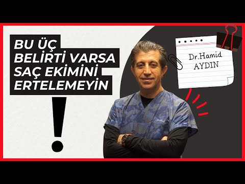 Bu 3 Belirti Varsa Saç Ekimi İçin Zaman Kaybediyorsunuz! #saçekimi #saçdökülmesi