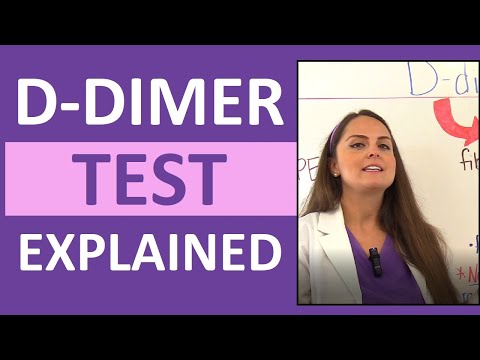 D-Dimer-Bluttestverfahren und -bereich erklärt von einer Krankenschwester