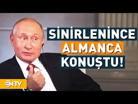 Putin Speaks German When He Gets Angry at the Presenter! | NTV