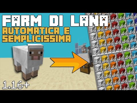 [1.16+] FARM DI LANA AUTOMATICA E SEMPLICISSIMA!! - Minecraft Tutorial ITA