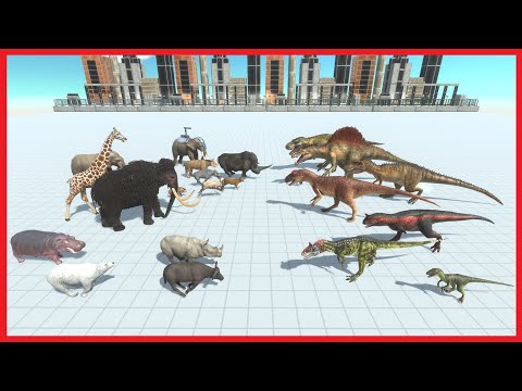 MODERN & PREHISTORIC MAMMALS VS FACTIONS - ANIMAL REVOLT BATTLE SIMULATOR