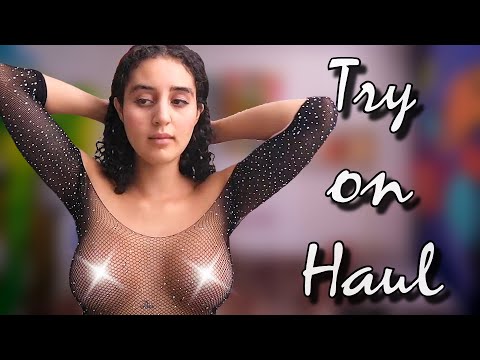 [4K] Lingerine haul. Transparent Try On Haul with Jenny | Sheer Clothes
