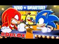 🧠 Who's got BRAINS? - SONIC VS KNUCKLES (ROBLOX)